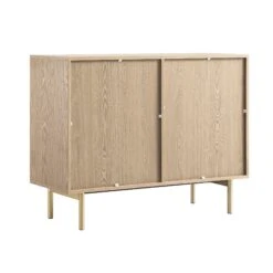 Richmond Ridged 2-Door Cabinet With Drawers, Light Ash 14 Richmond Ridged 2-Door Cabinet With Drawers, Light Ash -Daals Store BSD 126 LIGHTWOOD WB5