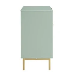Richmond Ridged 2-Door Cabinet With Drawers, Matte Sage Green -Daals Store BSD 126 SAGE WB4