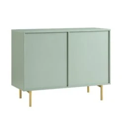 Richmond Ridged 2-Door Cabinet With Drawers, Matte Sage Green -Daals Store BSD 126 SAGE WB5