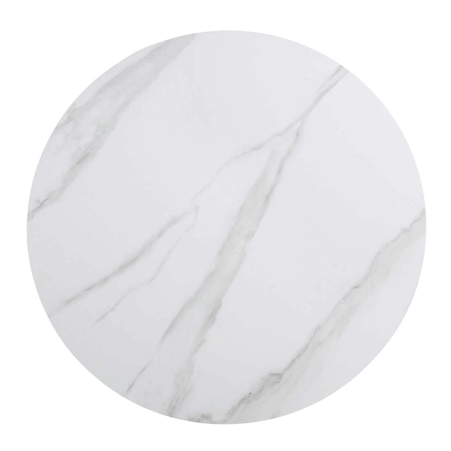 Maru 110cm Round Dining Table β Black Fluted Oak Pedestal with White Ceramic Top 6 Maru 110cm Round Dining Table β Black Fluted Oak Pedestal with White Ceramic Top - Image 6