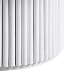 Maru Round Oak Pedestal Coffee Table, Washed White -Daals Store BSD 138 WHITE detail3