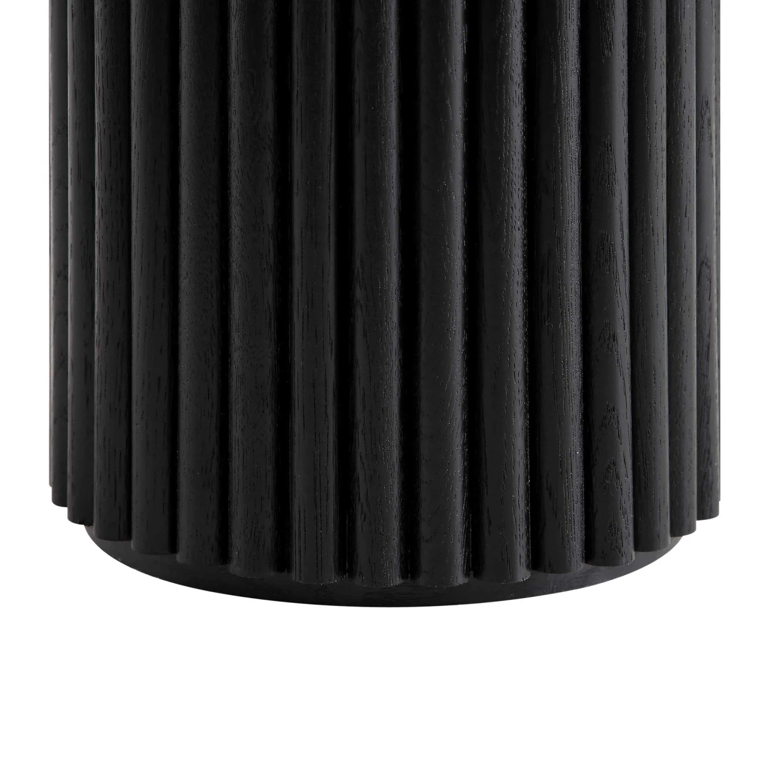 Maru Oak Round Side Table, Black 9 Maru Oak Round Side Table, Black - Image 9