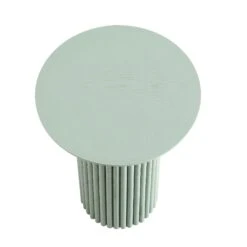 Maru Oak Round Side Table, Sage Green -Daals Store BSD 139 SAGE WB1