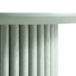 Maru Oak Round Side Table, Sage Green -Daals Store BSD 139 SAGE detail2