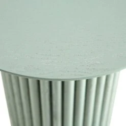 Maru Oak Round Side Table, Sage Green -Daals Store BSD 139 SAGE detail3