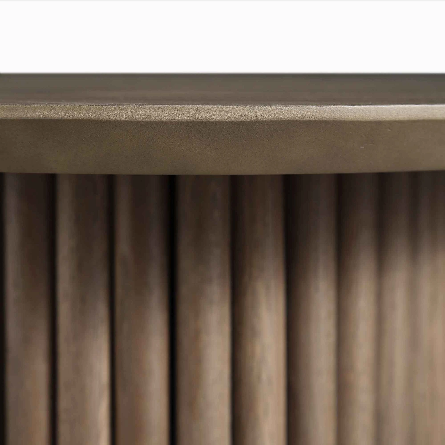 Maru Oak Round Side Table, Silver Oak 8 Maru Oak Round Side Table, Silver Oak - Image 8