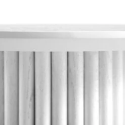 Maru Oak Round Side Table, Washed White -Daals Store BSD 139 WHITE detail2