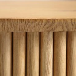 Maru Oak Round Coffee Table With Storage, Oak 25 Maru Oak Round Coffee Table With Storage, Oak -Daals Store BSD 140 OAK detail4