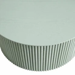 Maru Oak Round Coffee Table With Storage, Sage Green 20 Maru Oak Round Coffee Table With Storage, Sage Green -Daals Store BSD 140 SAGE detail1