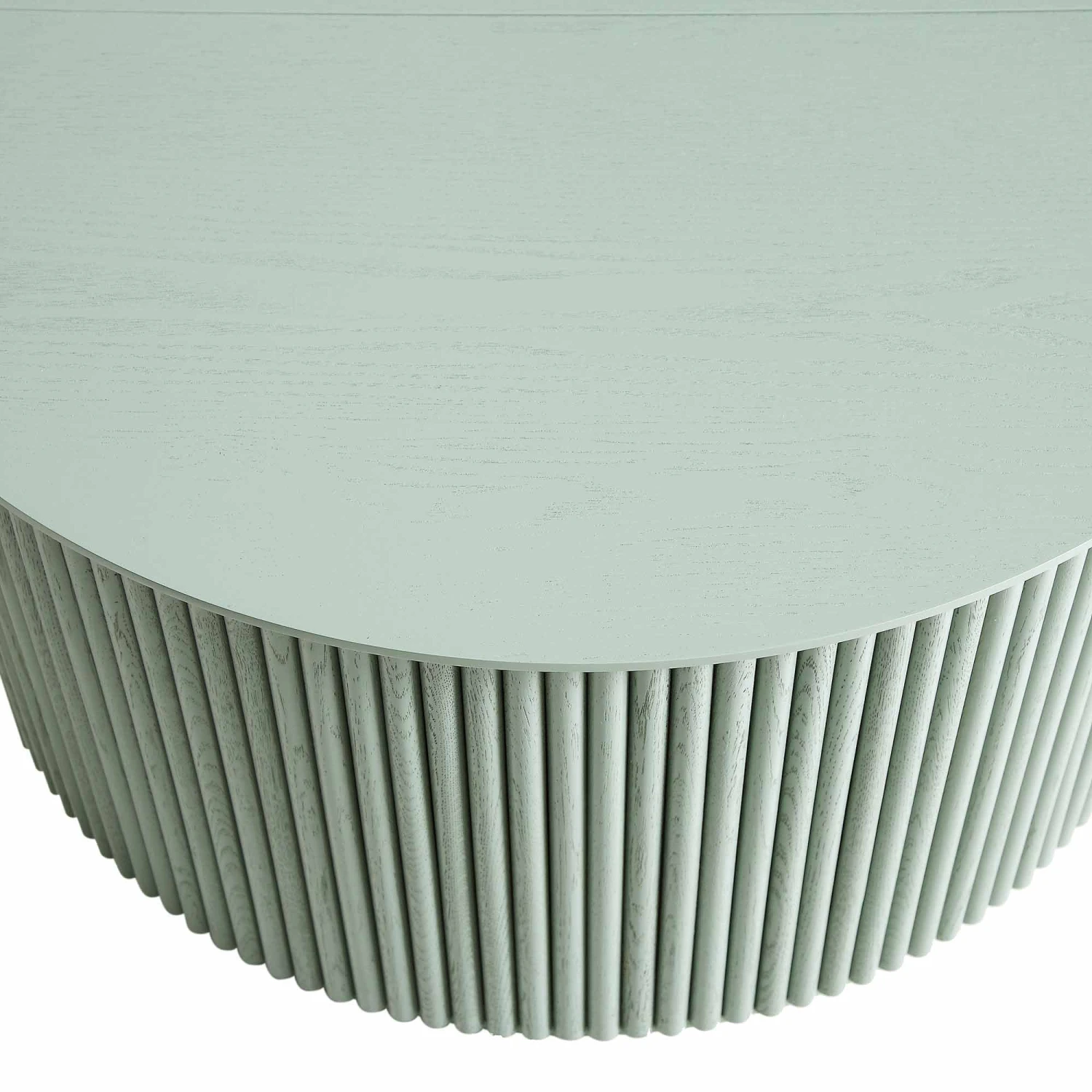 Maru Oak Round Coffee Table With Storage, Sage Green 9 Maru Oak Round Coffee Table With Storage, Sage Green - Image 9