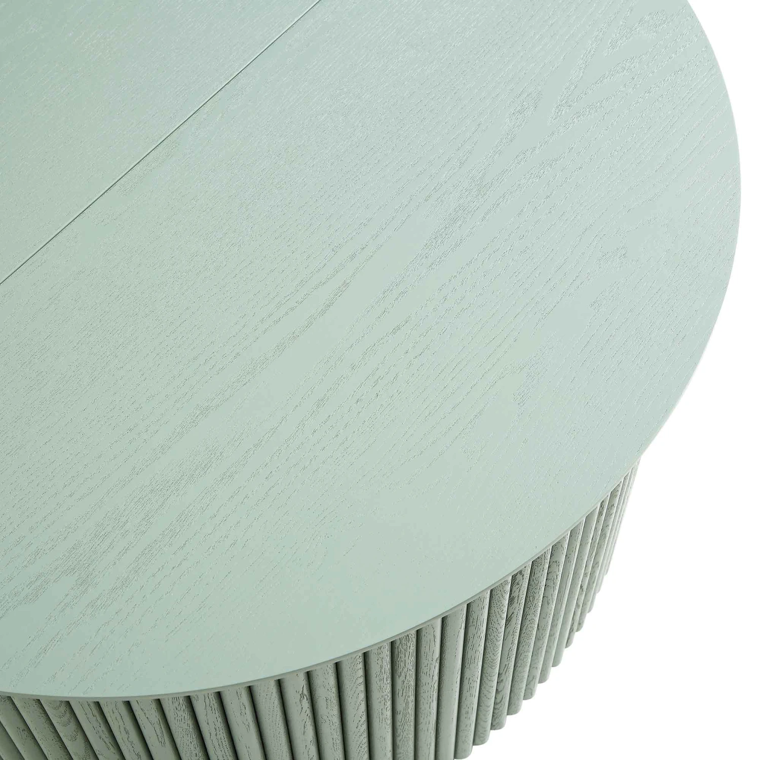 Maru Oak Round Coffee Table With Storage, Sage Green 10 Maru Oak Round Coffee Table With Storage, Sage Green - Image 10