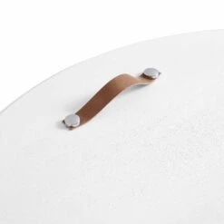 Maru Oak Round Coffee Table With Storage, Washed White 25 Maru Oak Round Coffee Table With Storage, Washed White -Daals Store BSD 140 WHITE detail5