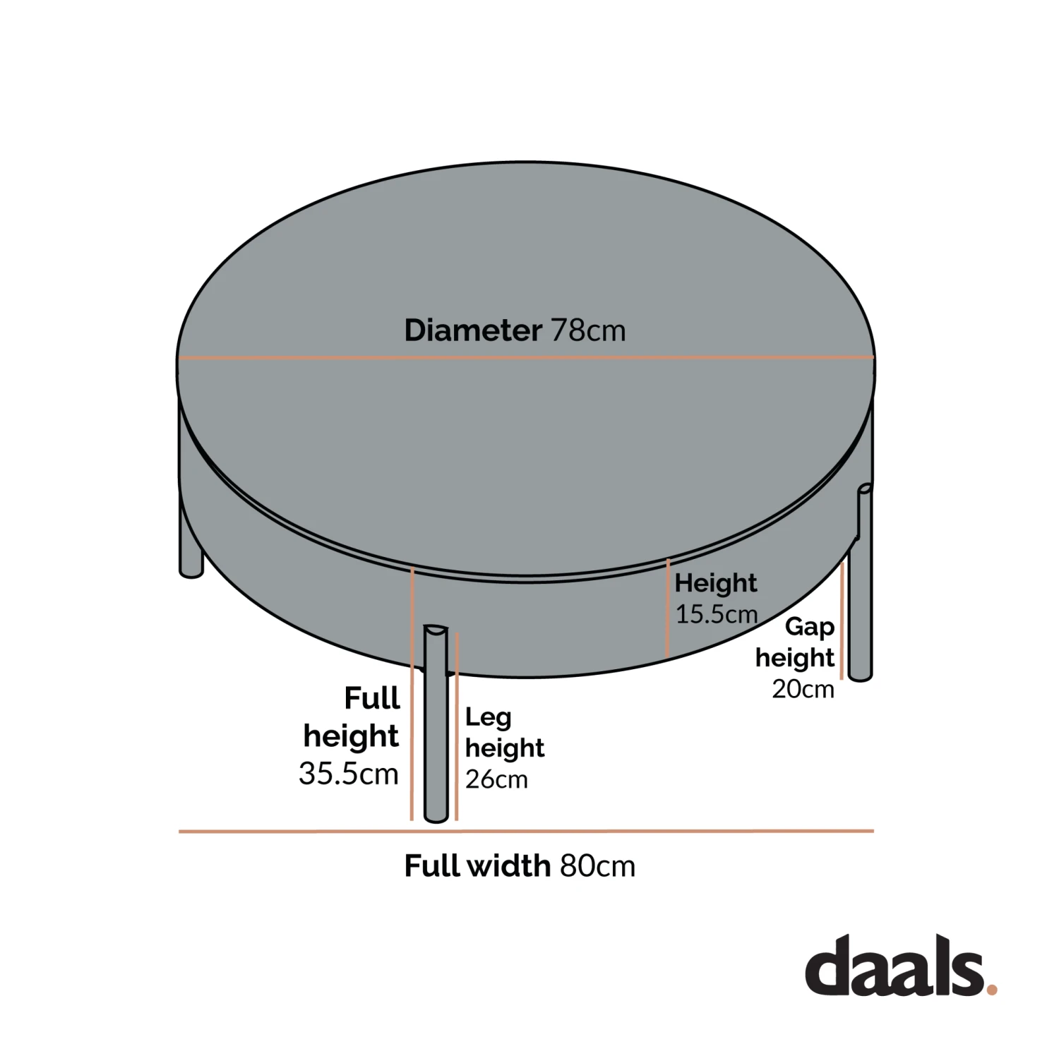 Bohdi Oak Round Rotating Coffee Table 6 Bohdi Oak Round Rotating Coffee Table - Image 6