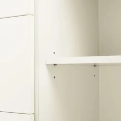 Agnes Curved Edge 2 Door 3 Drawer Wide Sideboard, Off White With Oak Top 31 Agnes Curved Edge 2 Door 3 Drawer Wide Sideboard, Off White With Oak Top -Daals Store BSD 143 WHITE detail4