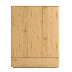 Agnes Curved Edge Triple Wardrobe, Natural 18 Agnes Curved Edge Triple Wardrobe, Natural -Daals Store BSD 147 OAK WB1