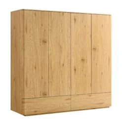Agnes Curved Edge 4-Door Wardrobe, Natural 20 Agnes Curved Edge 4-Door Wardrobe, Natural -Daals Store BSD 148 OAK WB2