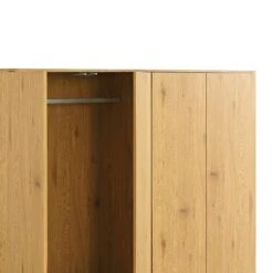 Agnes Curved Edge 4-Door Wardrobe, Natural 29 Agnes Curved Edge 4-Door Wardrobe, Natural -Daals Store BSD 148 OAK detail4
