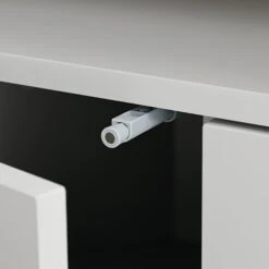 Agnes Curved Edge Corner TV Unit, Dove Grey With Oak Top 23 Agnes Curved Edge Corner TV Unit, Dove Grey With Oak Top -Daals Store BSD 149 DOVEGREY detail2