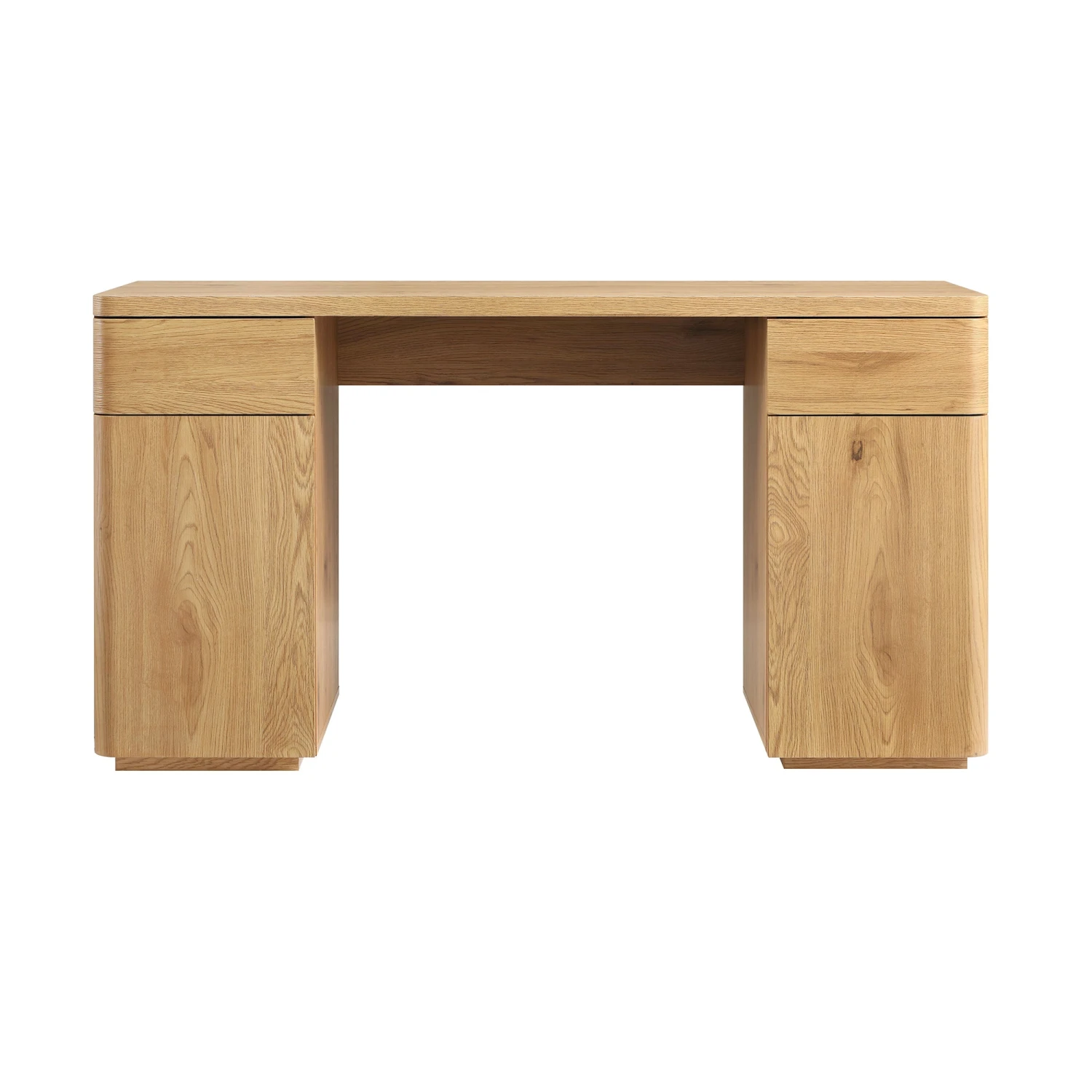 Agnes Curved Edge Desk With Storage, Natural 6 Agnes Curved Edge Desk With Storage, Natural - Image 6