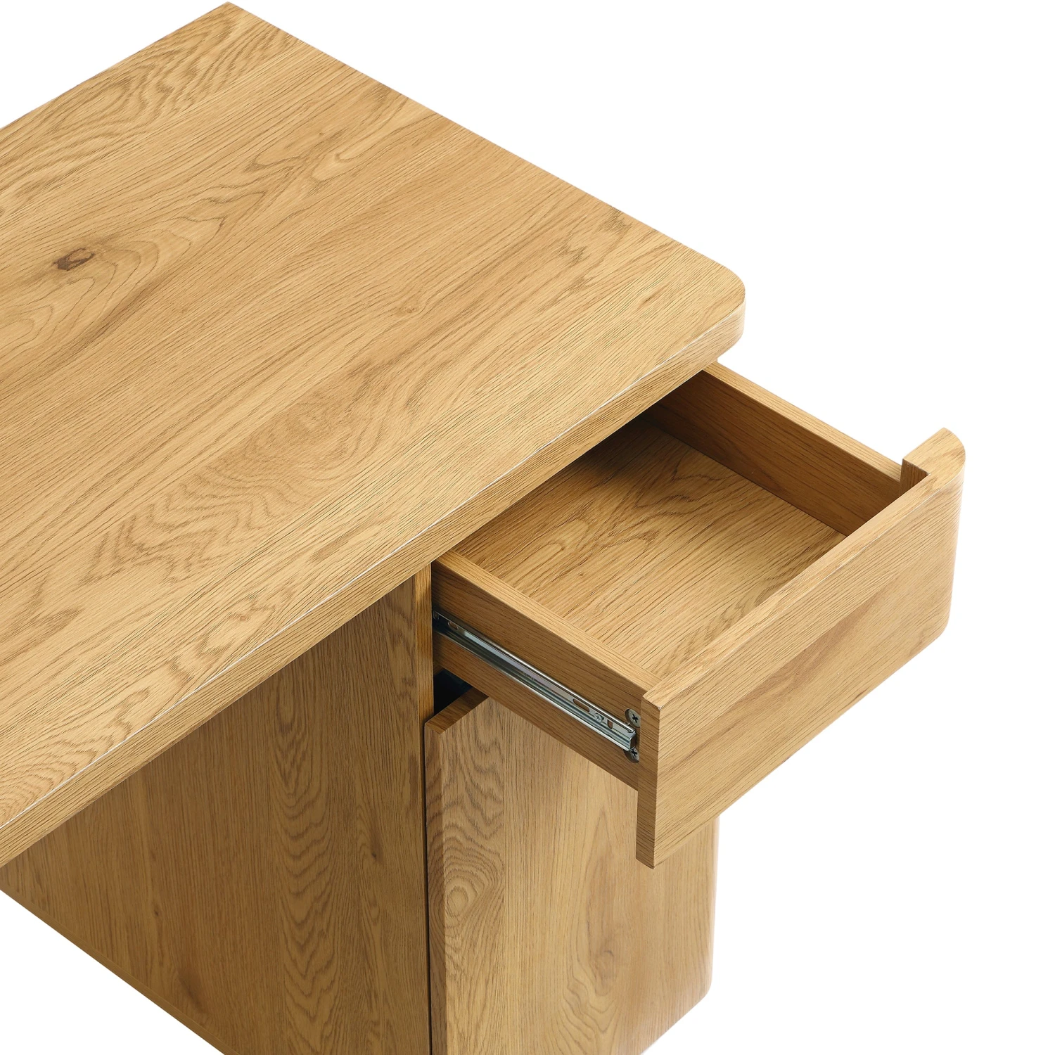 Agnes Curved Edge Desk With Storage, Natural 14 Agnes Curved Edge Desk With Storage, Natural - Image 14