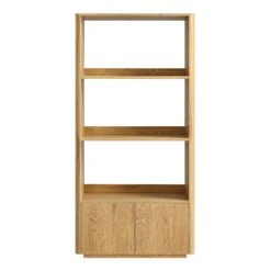 Agnes Curved Edge Bookcase, Natural 17 Agnes Curved Edge Bookcase, Natural -Daals Store BSD 151 OAK WB1