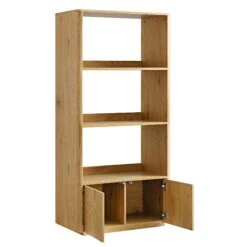 Agnes Curved Edge Bookcase, Natural 20 Agnes Curved Edge Bookcase, Natural -Daals Store BSD 151 OAK WB3