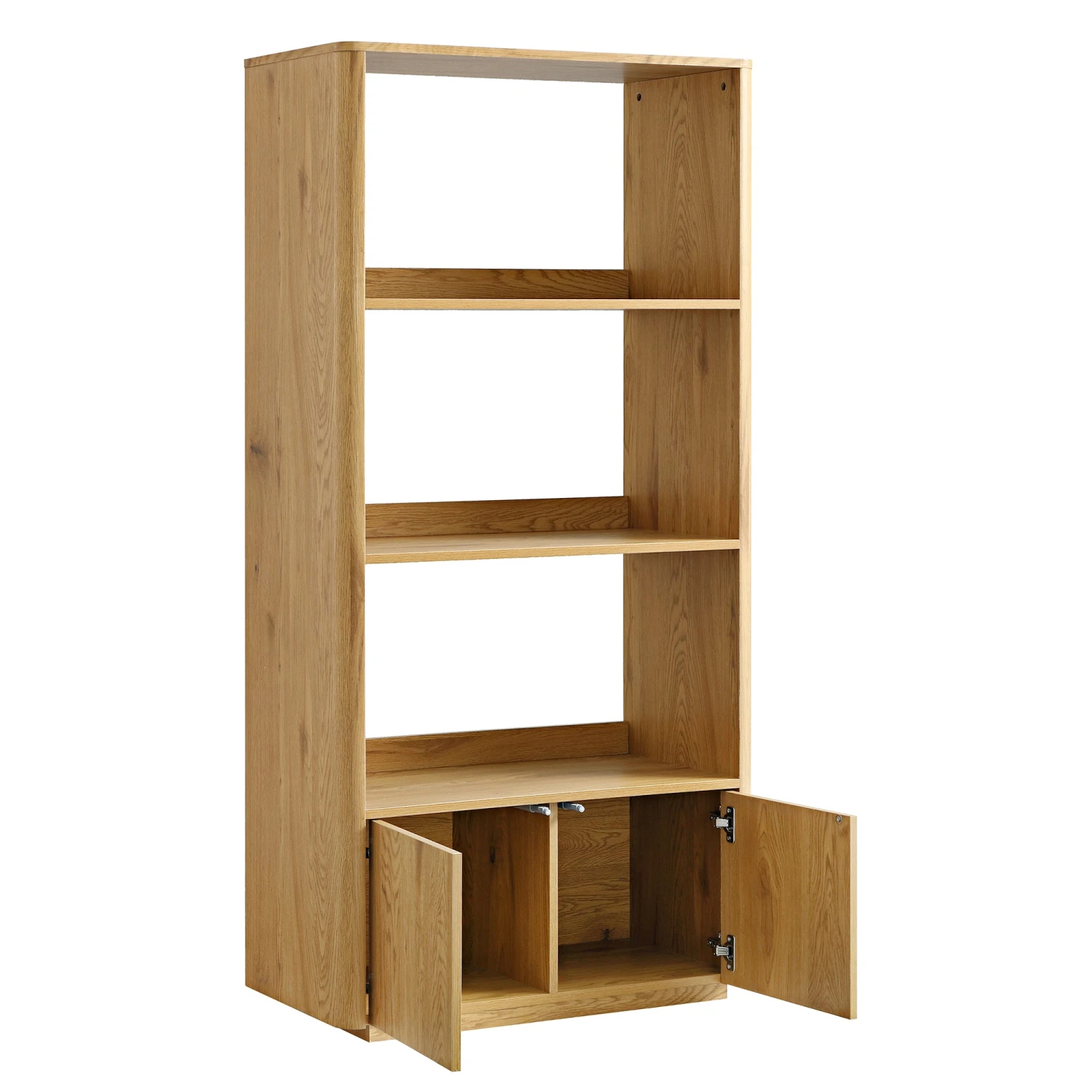 Agnes Curved Edge Bookcase, Natural 8 Agnes Curved Edge Bookcase, Natural - Image 8