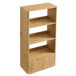 Agnes Curved Edge Bookcase, Natural 21 Agnes Curved Edge Bookcase, Natural -Daals Store BSD 151 OAK WB4