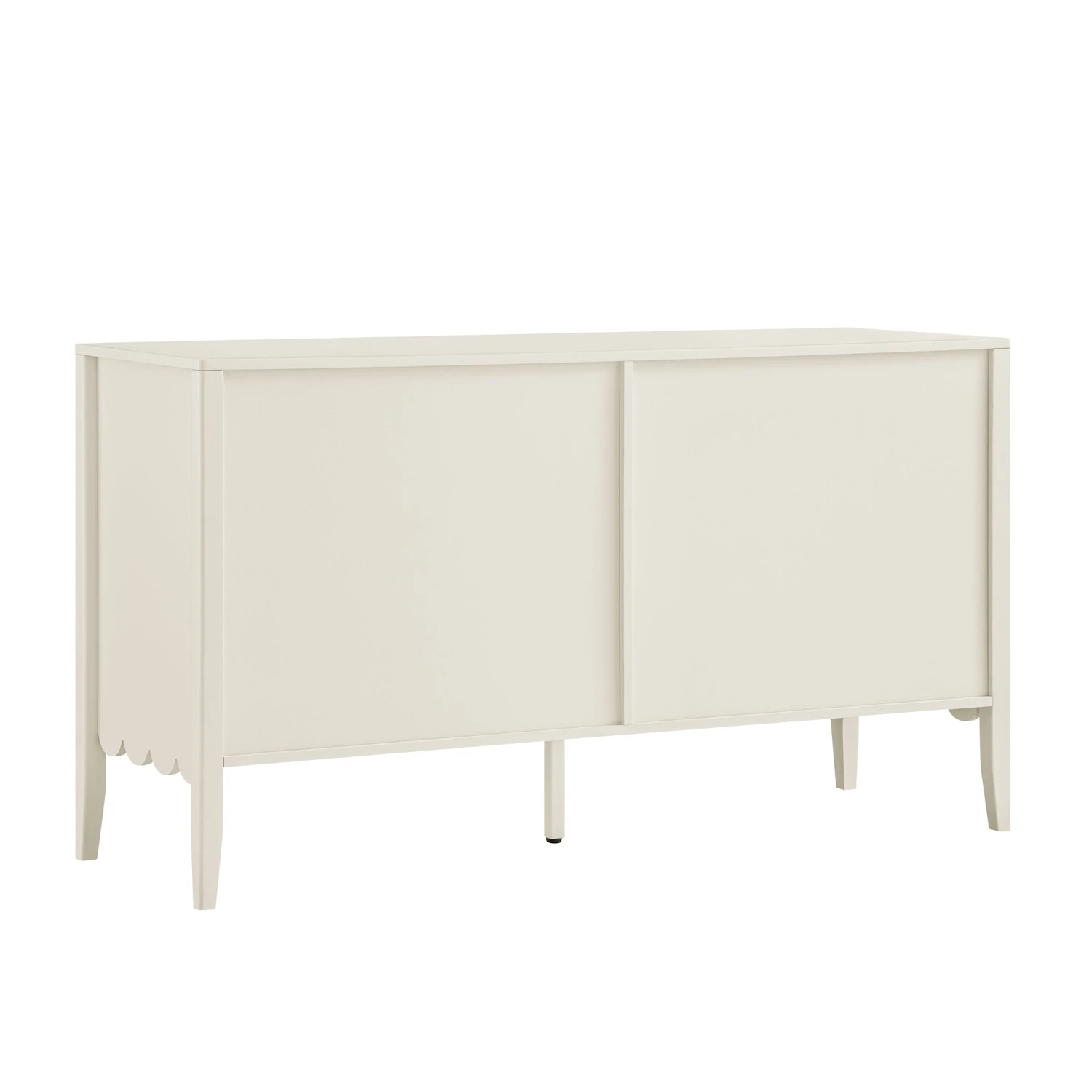 Henley Scalloped Edge 6 Drawer 140cm Wide Chest, Light Sand 11 Henley Scalloped Edge 6 Drawer 140cm Wide Chest, Light Sand - Image 11