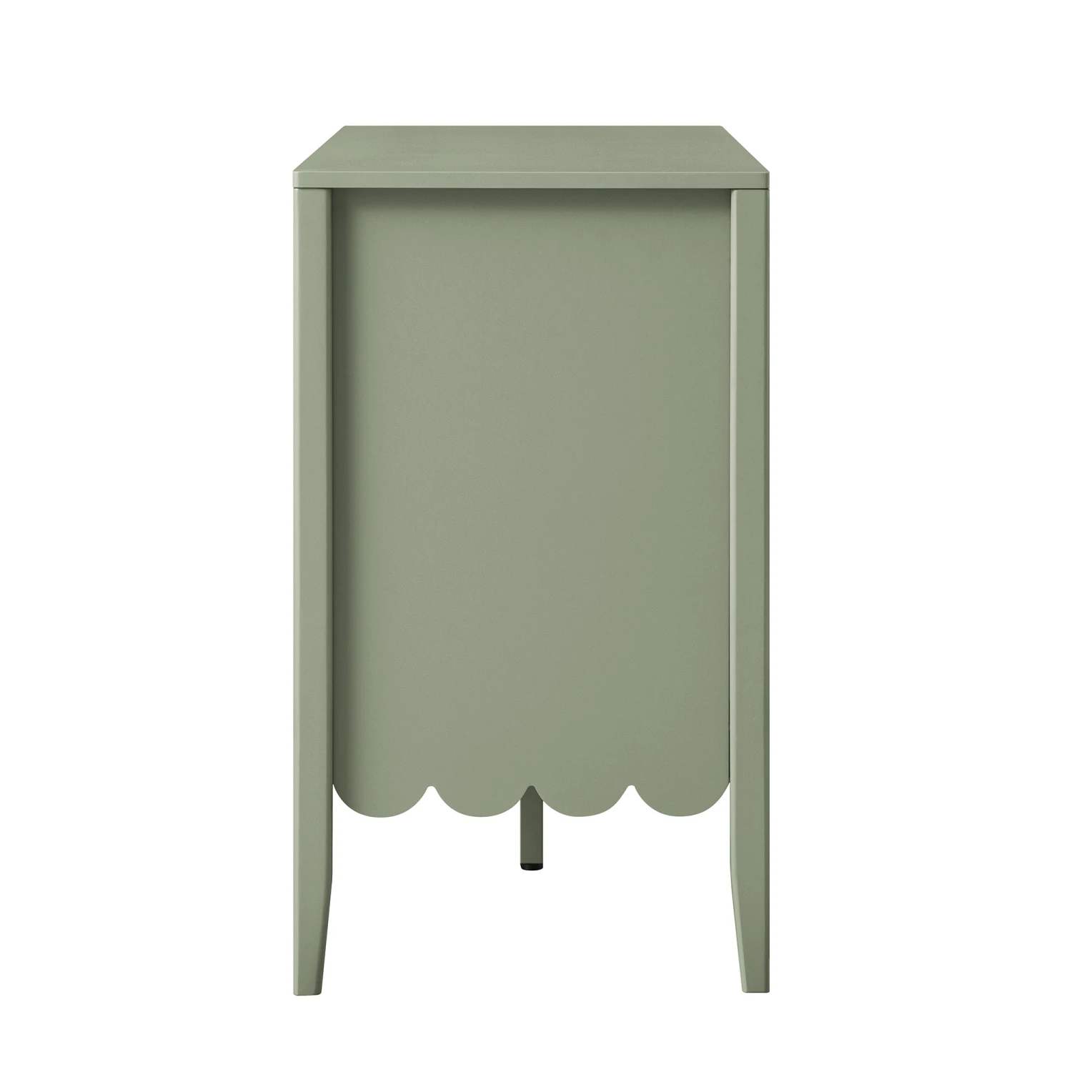 Henley Scalloped Edge 6 Drawer 140cm Wide Chest, Sage Green 6 Henley Scalloped Edge 6 Drawer 140cm Wide Chest, Sage Green - Image 6