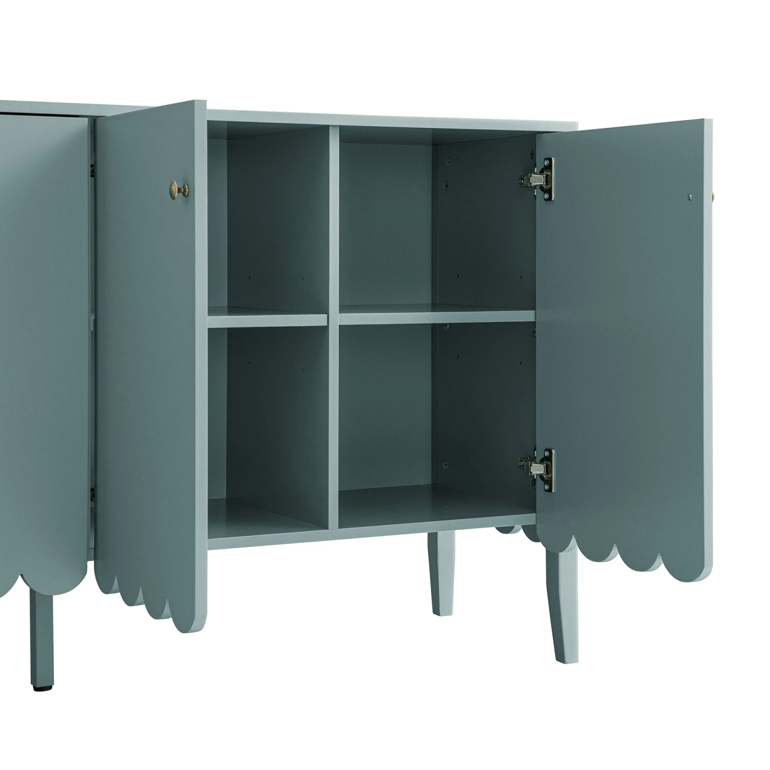 Henley Scalloped Edge 150cm Wide Sideboard, Blue Spruce 17 Henley Scalloped Edge 150cm Wide Sideboard, Blue Spruce - Image 17