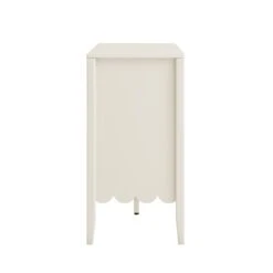 Henley Scalloped Edge 150cm Wide Sideboard With Open Shelf, Light Sand 26 Henley Scalloped Edge 150cm Wide Sideboard With Open Shelf, Light Sand -Daals Store BSD 158 BEIGE WB6