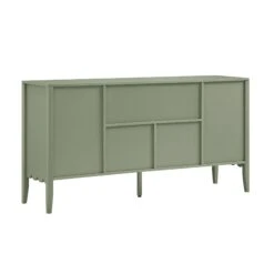Henley Scalloped Edge 150cm Wide Sideboard With Open Shelf, Sage Green 27 Henley Scalloped Edge 150cm Wide Sideboard With Open Shelf, Sage Green -Daals Store BSD 158 SAGE WB7