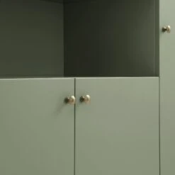 Henley Scalloped Edge 150cm Wide Sideboard With Open Shelf, Sage Green 30 Henley Scalloped Edge 150cm Wide Sideboard With Open Shelf, Sage Green -Daals Store BSD 158 SAGE detail3