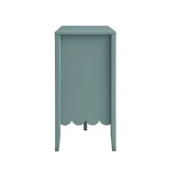 Henley Scalloped Edge 150cm Wide Sideboard With Open Shelf, Blue Spruce 18 Henley Scalloped Edge 150cm Wide Sideboard With Open Shelf, Blue Spruce -Daals Store BSD 158 TEAL WB6