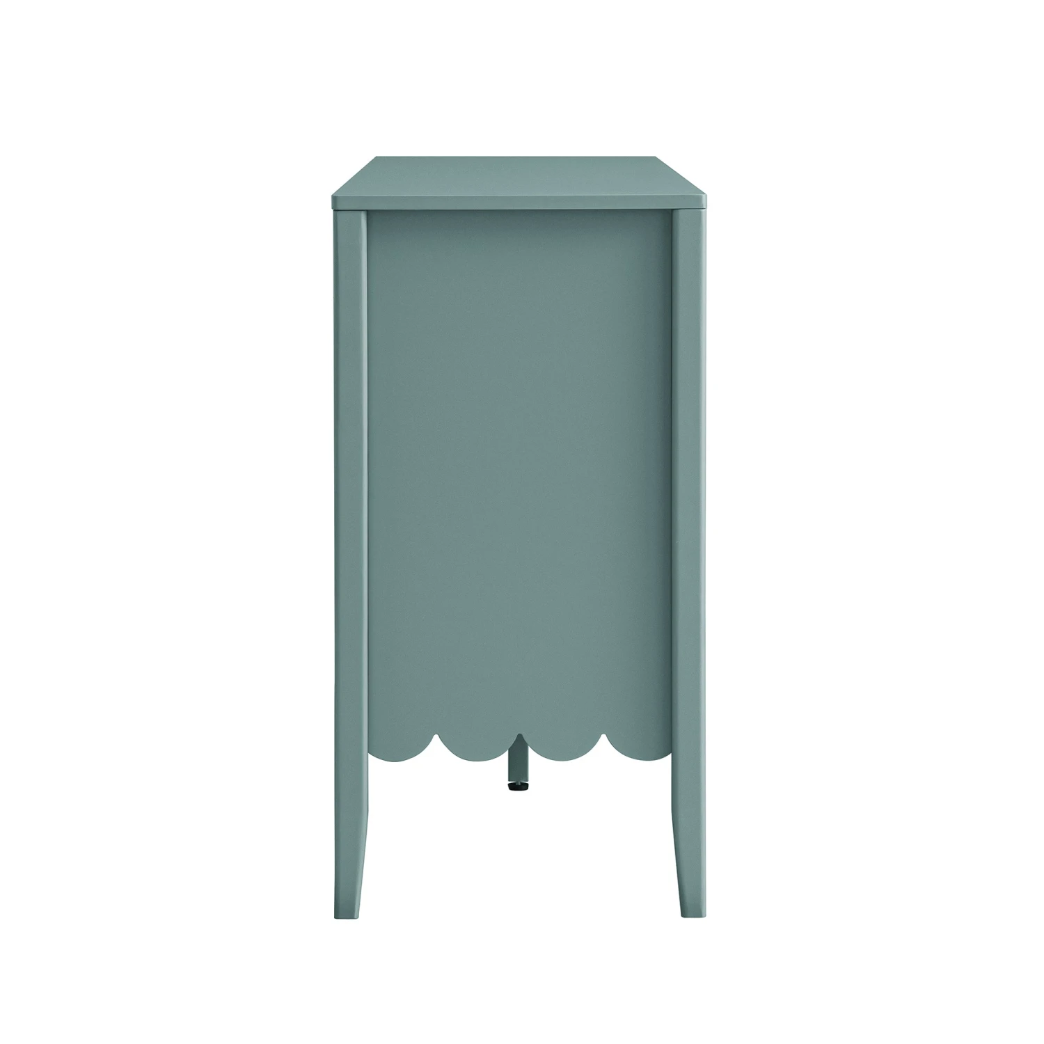 Henley Scalloped Edge 150cm Wide Sideboard With Open Shelf, Blue Spruce 7 Henley Scalloped Edge 150cm Wide Sideboard With Open Shelf, Blue Spruce - Image 7