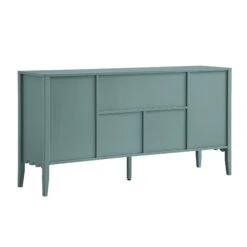 Henley Scalloped Edge 150cm Wide Sideboard With Open Shelf, Blue Spruce 19 Henley Scalloped Edge 150cm Wide Sideboard With Open Shelf, Blue Spruce -Daals Store BSD 158 TEAL WB7