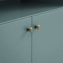 Henley Scalloped Edge 150cm Wide Sideboard With Open Shelf, Blue Spruce 23 Henley Scalloped Edge 150cm Wide Sideboard With Open Shelf, Blue Spruce -Daals Store BSD 158 TEAL detail4