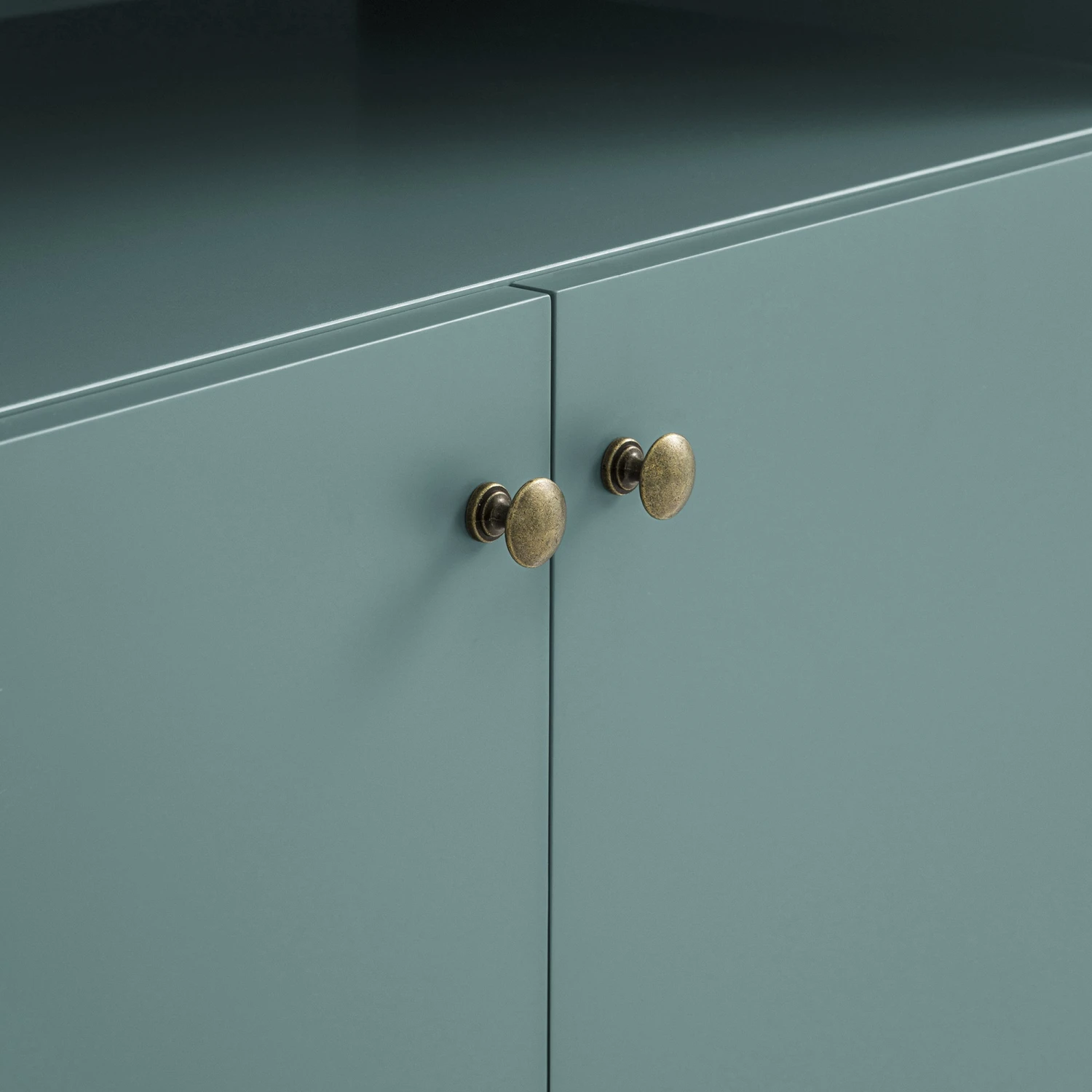 Henley Scalloped Edge 150cm Wide Sideboard With Open Shelf, Blue Spruce 12 Henley Scalloped Edge 150cm Wide Sideboard With Open Shelf, Blue Spruce - Image 12