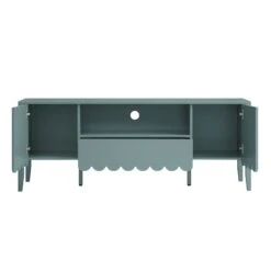 Henley Scalloped Edge 150cm Wide TV Unit, Blue Spruce -Daals Store BSD 159 TEAL WB5