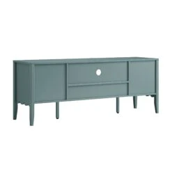 Henley Scalloped Edge 150cm Wide TV Unit, Blue Spruce -Daals Store BSD 159 TEAL WB6