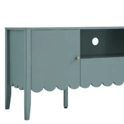 Henley Scalloped Edge 150cm Wide TV Unit, Blue Spruce -Daals Store BSD 159 TEAL detail1
