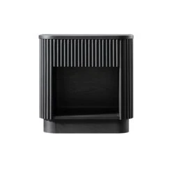 Maru 1-Drawer Bedside Table, Black -Daals Store BSD 167 BLACK WB1