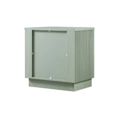 Maru 1-Drawer Bedside Table, Sage Green -Daals Store BSD 167 SAGE WB5