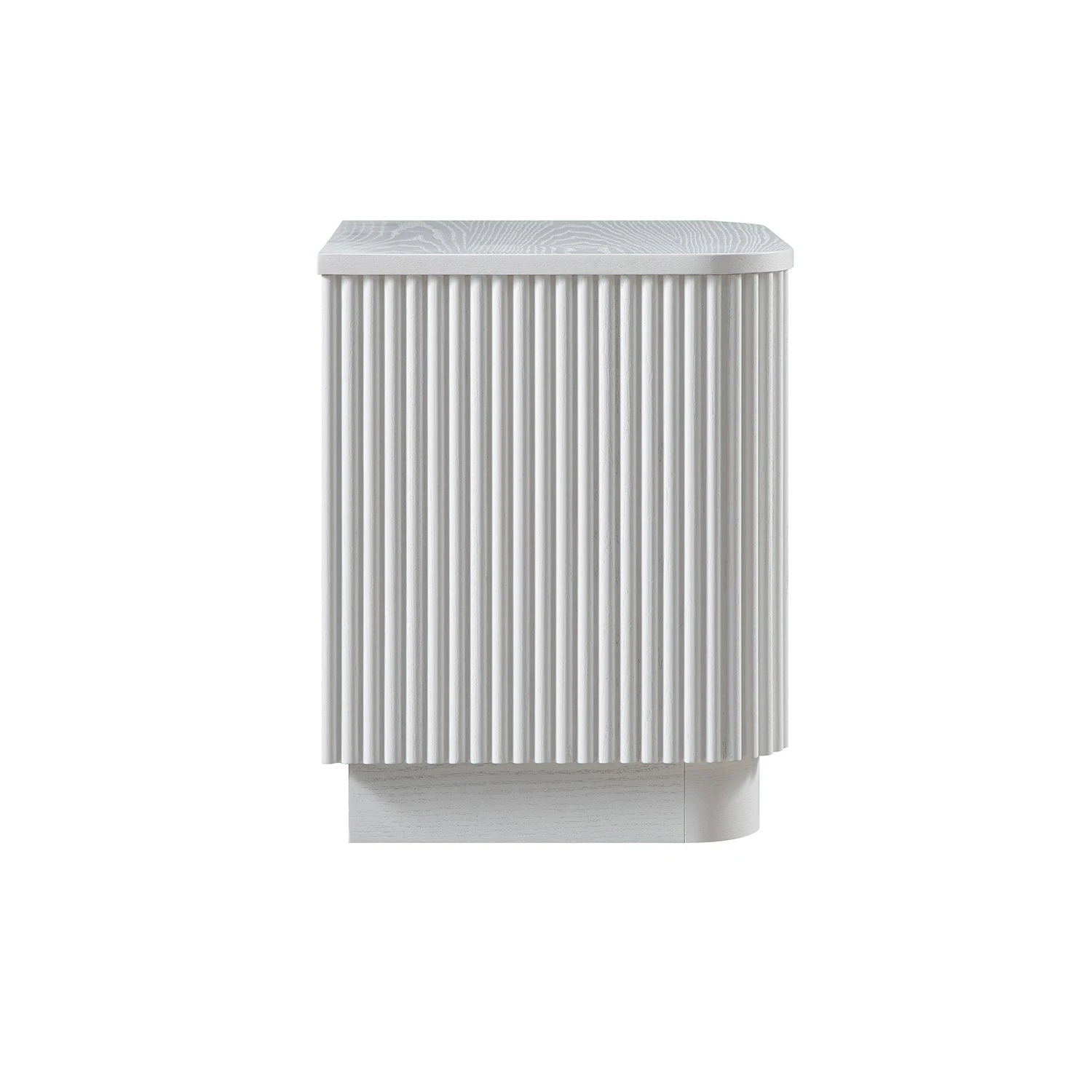 Maru 1-Drawer Bedside Table, Washed White 10 Maru 1-Drawer Bedside Table, Washed White - Image 10