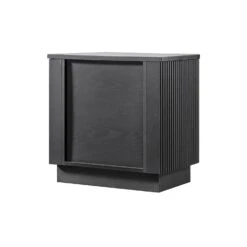 Maru 2-Drawer Bedside Table, Black -Daals Store BSD 168 BLACK WB5
