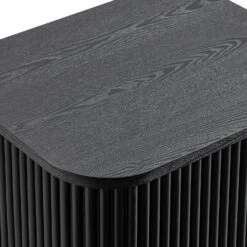 Maru 2-Drawer Bedside Table, Black -Daals Store BSD 168 BLACK detail3