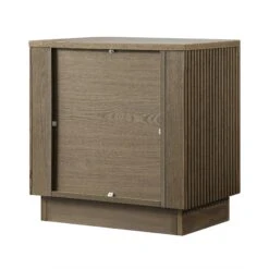 Maru 2-Drawer Bedside Table, Silver Oak 24 Maru 2-Drawer Bedside Table, Silver Oak -Daals Store BSD 168 SILK WB5