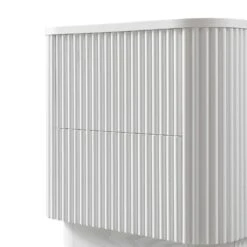 Maru 2-Drawer Bedside Table, Washed White -Daals Store BSD 168 WHITE detail1