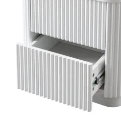 Maru 2-Drawer Bedside Table, Washed White -Daals Store BSD 168 WHITE detail2